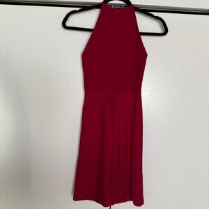 High Neck A line dress